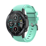Strap-it® Honor Magic Watch 2 siliconen bandje (aqua)