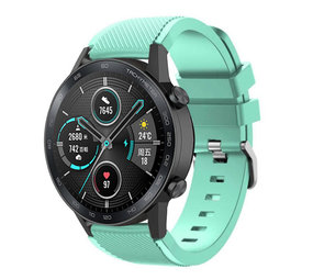Strap-it® Honor Magic Watch 2 siliconen bandje (aqua)