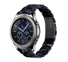 Strap-it® Strap-it Samsung Gear S3 resin band (zwart/wit)