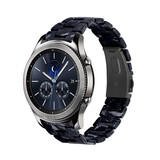 Strap-it® Samsung Gear S3 resin band (zwart/wit)