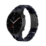 Strap-it® Amazfit GTR 2 resin band (zwart/wit)