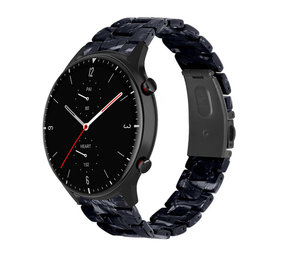 Strap-it® Amazfit GTR 2 resin band (zwart/wit)