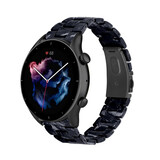 Strap-it® Amazfit GTR 3 resin band (zwart/wit)