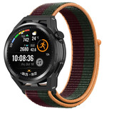 Strap-it® Huawei Watch GT Runner nylon band (dark cherry)