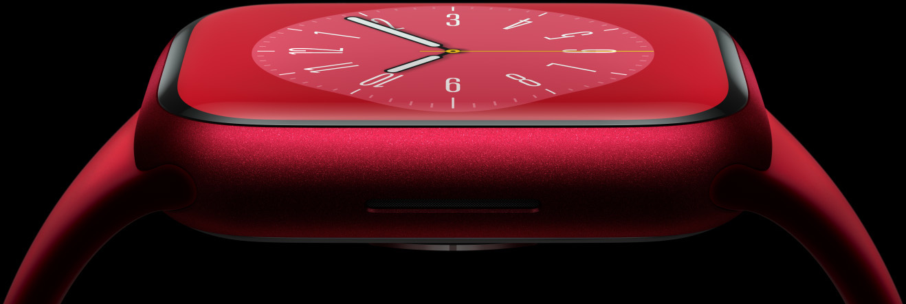 apple watch 8 vs 7 product red kleur