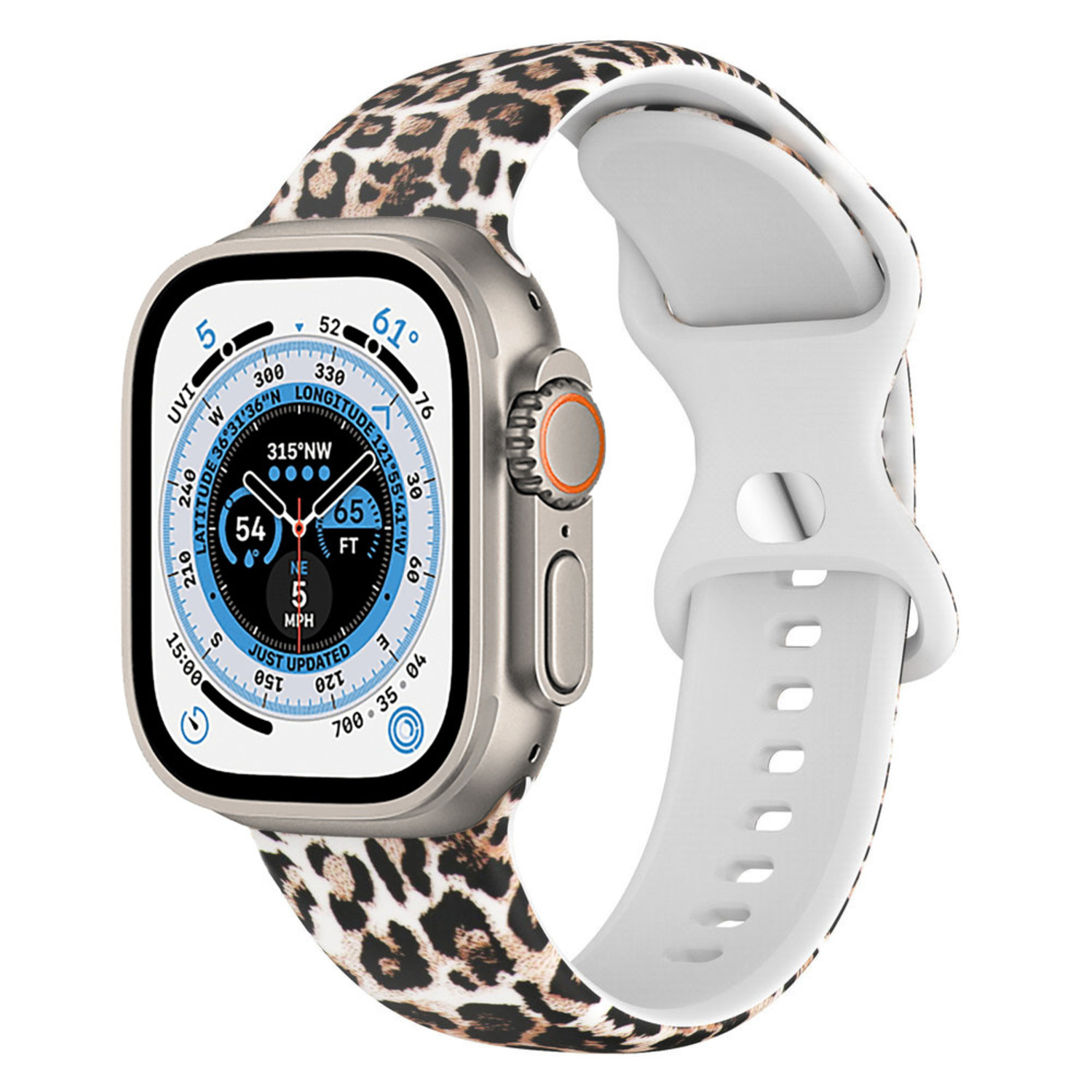 Strap it Strap it Lucky Leopard Apple Watch Ultra bandje