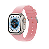 Strap-it® Strap-it Apple Watch Ultra siliconen gesp bandje (roze) Strap-it® Strap-it Apple Watch Ultra siliconen gesp bandje (roze)