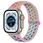 Strap-it® Strap-it Apple Watch Ultra sport+ band (kleurrijk roze)
