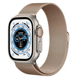 Strap-it® Apple Watch Ultra milanese band (rosé goud)
