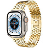 Strap-it® Strap-it Apple Watch Ultra stalen vis band (goud) Strap-it® Strap-it Apple Watch Ultra stalen vis band (goud)