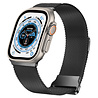 Strap-it® Strap-it Apple Watch Ultra Milanees bandje (zwart) Strap-it® Strap-it Apple Watch Ultra Milanees bandje (zwart)
