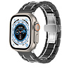 Strap-it® Strap-it Apple Watch Ultra keramiek stalen band (zwart/zilver) Strap-it® Strap-it Apple Watch Ultra keramiek stalen band (zwart/zilver)