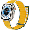 Strap-it® Strap-it Apple Watch Ultra nylon loop bandje (geel) Strap-it® Strap-it Apple Watch Ultra nylon loop bandje (geel)