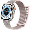 Strap-it® Strap-it Apple Watch Ultra nylon loop bandje (roze) Strap-it® Strap-it Apple Watch Ultra nylon loop bandje (roze)