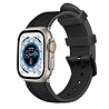 Strap-it® Strap-it Apple Watch Ultra nylon hybrid bandje (zwart) Strap-it® Strap-it Apple Watch Ultra nylon hybrid bandje (zwart)