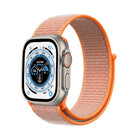 Strap-it® Strap-it Apple Watch Ultra nylon band (oranje)