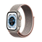 Strap-it® Strap-it Apple Watch Ultra nylon bandje (pink sand)