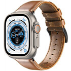 Strap-it® Strap-it Apple Watch Ultra leren bandje (bruin)