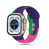 Strap-it® Strap-it Apple Watch Ultra triple sport band (paars-groen-roze) Strap-it® Strap-it Apple Watch Ultra triple sport band (paars-groen-roze)