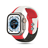 Strap-it® Strap-it Apple Watch Ultra triple sport band (rood-wit-zwart) Strap-it® Strap-it Apple Watch Ultra triple sport band (rood-wit-zwart)