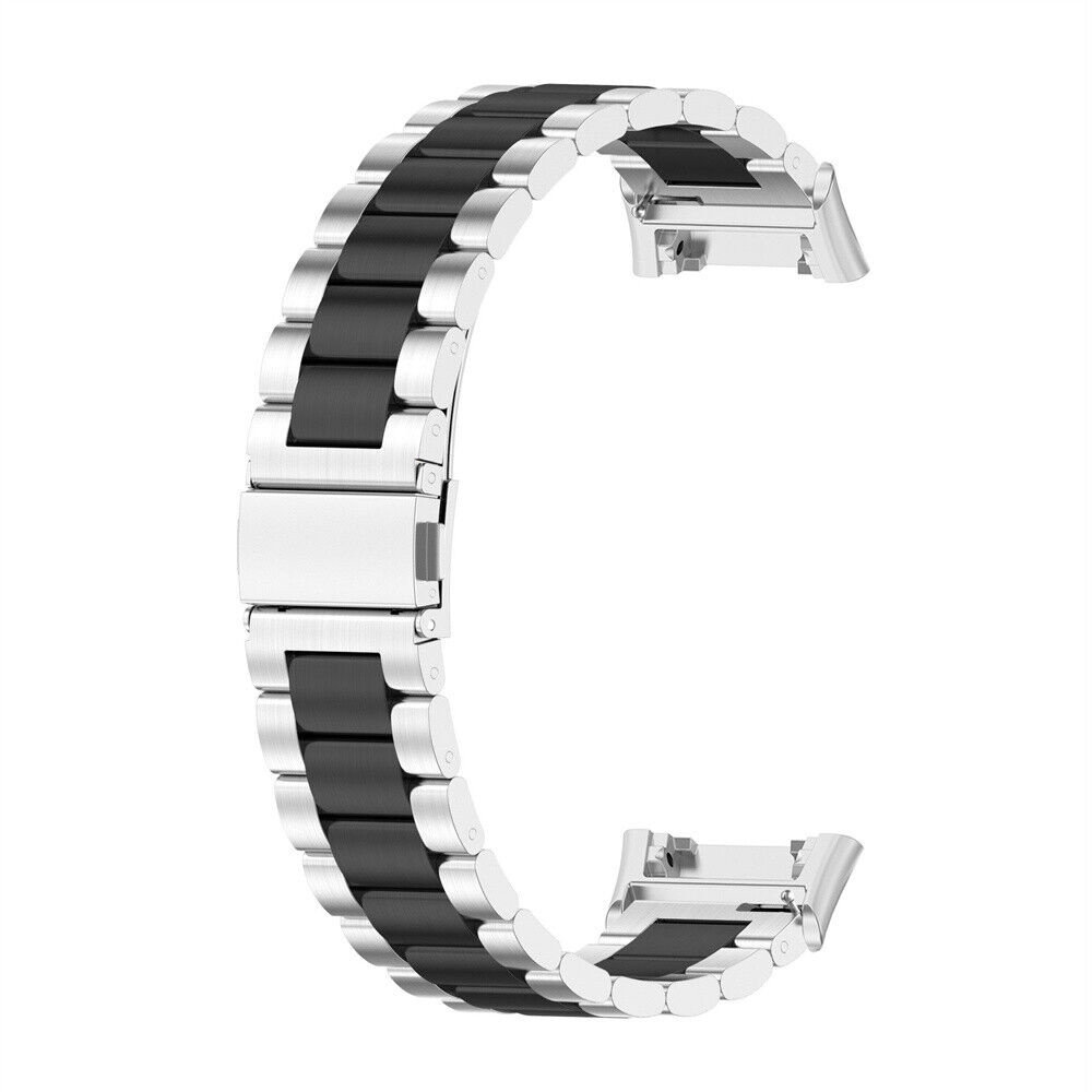 Strap-it® Strap-it Oppo Watch Free stalen bandje (zilver/zwart)