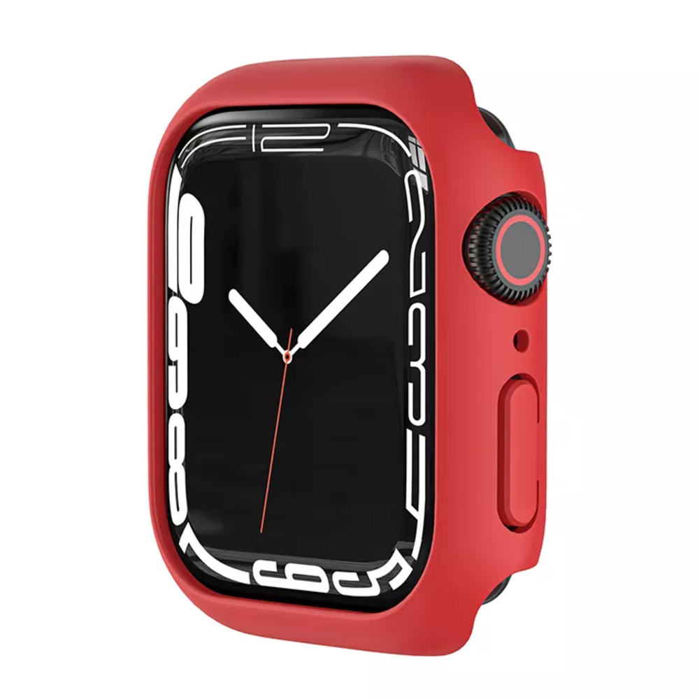Strap-it® Strap-it Apple Watch 7/8/9 PC hard case 41mm (rood) Strap-it® Strap-it Apple Watch 7/8/9 PC hard case 41mm (rood)