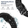 Strap-it® Strap-it Amazfit GTS 2 siliconen bandje met gaatjes (zwart) Strap-it® Strap-it Amazfit GTS 2 siliconen bandje met gaatjes (zwart)