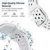 Strap-it® Strap-it Amazfit GTS 3 siliconen bandje met gaatjes (wit) Strap-it® Strap-it Amazfit GTS 3 siliconen bandje met gaatjes (wit)