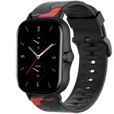 Strap-it® Amazfit GTS 2 camouflage band (rood)