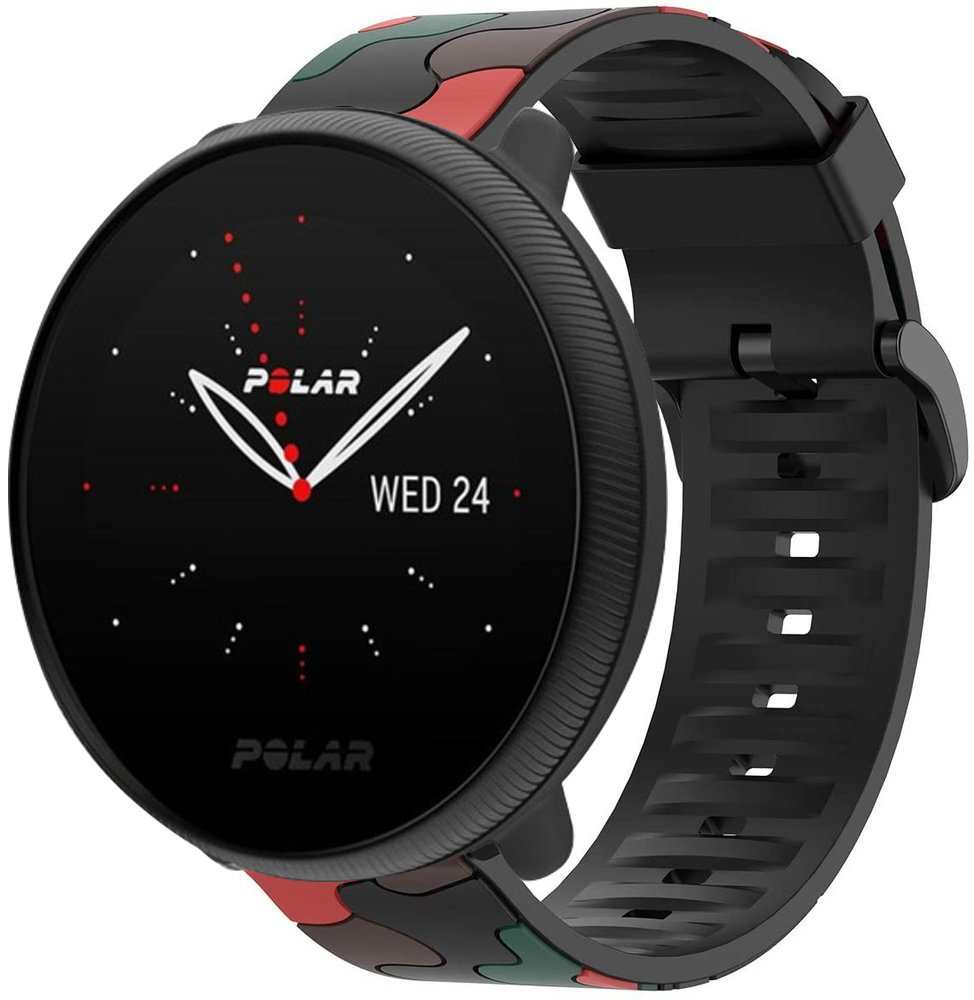 Strap-it® Strap-it Polar Ignite 2 camouflage band (rood)