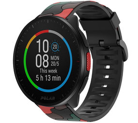 Strap-it® Polar Pacer camouflage band (rood)