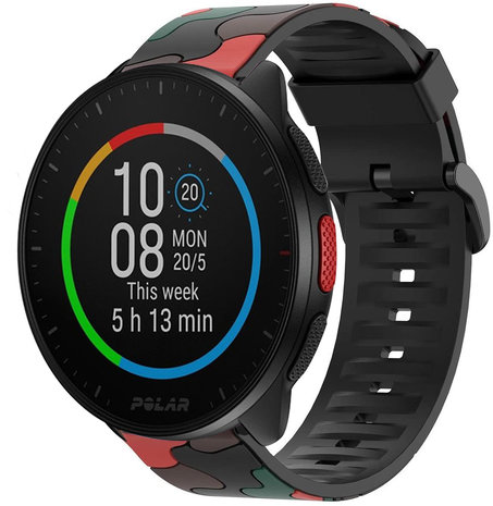 Strap-it® Strap-it Polar Pacer camouflage band (rood)