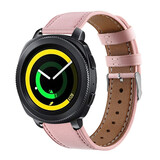 Strap-it® Samsung Gear Sport bandje leer (roze) Strap-it® Samsung Gear Sport bandje leer (roze)