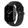 Strap-it® Strap-it Amazfit GTS 2 siliconen bandje met gaatjes (zwart) Strap-it® Strap-it Amazfit GTS 2 siliconen bandje met gaatjes (zwart)