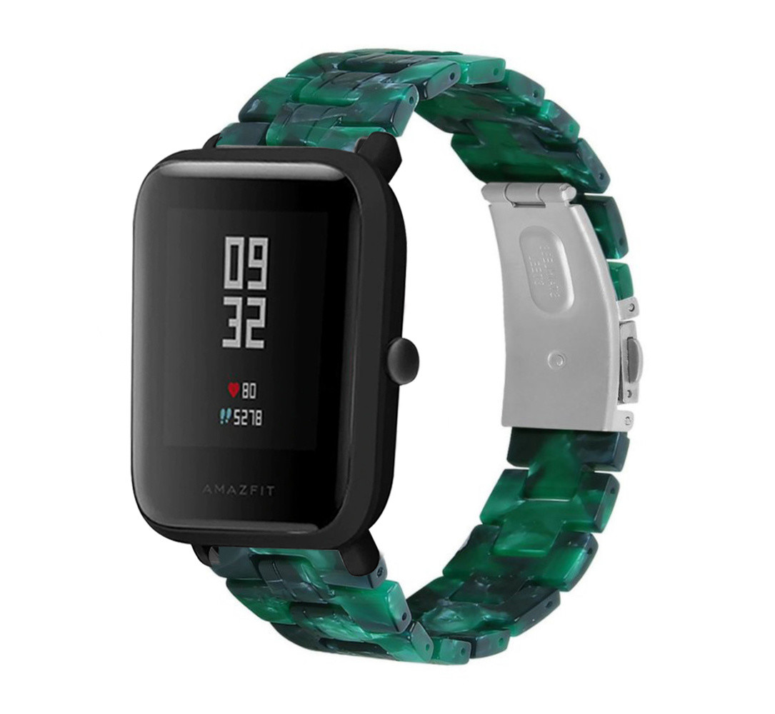 Strap-it® Strap-it Xiaomi Amazfit Bip resin band (groen)