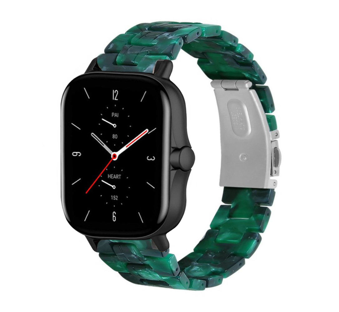 Strap-it® Strap-it Amazfit GTS 2 resin band (groen)