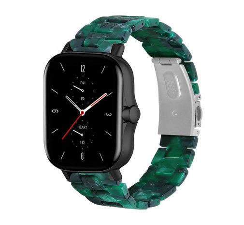 Strap-it® Strap-it Amazfit GTS 2 resin band (groen)