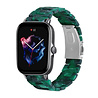 Strap-it® Strap-it Amazfit GTS 3 resin band (groen) Strap-it® Strap-it Amazfit GTS 3 resin band (groen)
