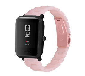 Strap-it® Xiaomi Amazfit Bip resin band (roze) Strap-it® Xiaomi Amazfit Bip resin band (roze)