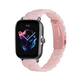 Strap-it® Amazfit GTS 3 resin band (roze)