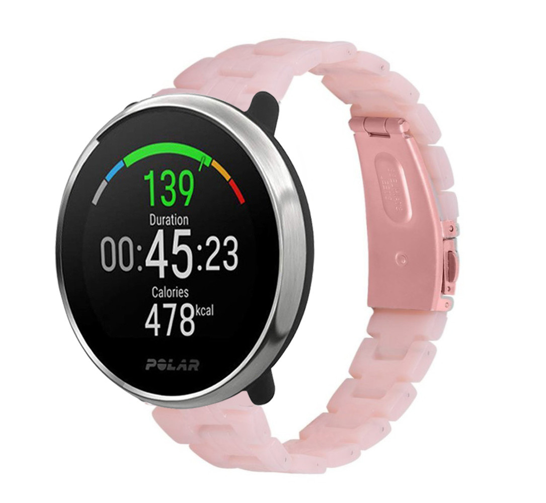 Strap-it® Strap-it Polar Ignite resin band (roze) Strap-it® Strap-it Polar Ignite resin band (roze)