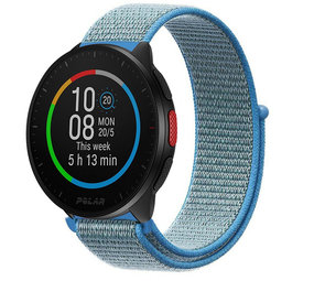 Strap-it® Polar Pacer nylon band (blauw)