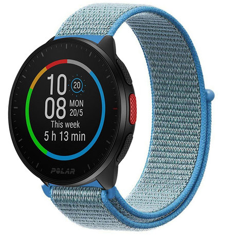 Strap-it® Strap-it Polar Pacer nylon band (blauw)