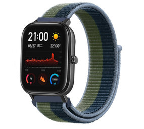 Strap-it® Xiaomi Amazfit GTS nylon band (moss green)