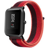 Strap-it® Xiaomi Amazfit Bip nylon band (cherry magenta) Strap-it® Xiaomi Amazfit Bip nylon band (cherry magenta)