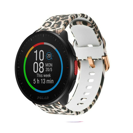 Strap-it® Strap-it Lucky Leopard Polar Pacer bandje