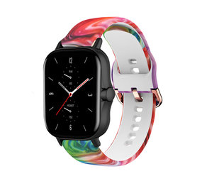 Strap-it® Colorful Amazfit GTS 2 bandje Strap-it® Colorful Amazfit GTS 2 bandje