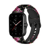Strap-it® Pink Flower Amazfit GTS 2 bandje