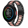 Strap-it® Strap-it Polar Pacer stalen band (zwart/roze) Strap-it® Strap-it Polar Pacer stalen band (zwart/roze)