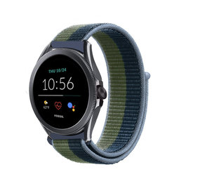 Strap-it® Fossil Gen 5e 44mm nylon band (moss green)